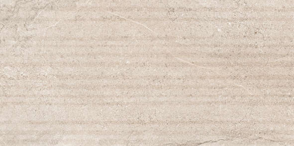Carrelage pour mur intérieur en grès cérame à masse colorée structuré Grooves effet pierre NOVABELL ASPEN Sand Moon L. 60 x l. 30 cm x Ép. 9 mm - Rectifié