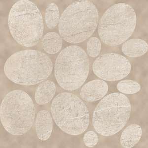 Mosaïque galets SASSI en grès cérame effet pierre NOVABELL ASPEN Sand Moon L. 30 x l. 30 cm x Ép. 9 mm