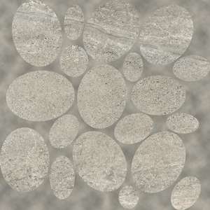 Mosaïque galets SASSI en grès cérame effet pierre NOVABELL ASPEN Oxide L. 30 x l. 30 cm x Ép. 9 mm