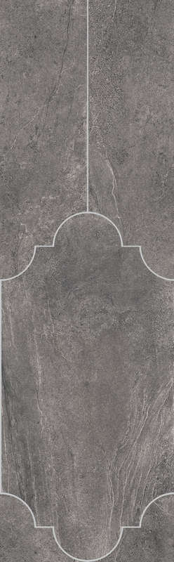 Carrelage Décors Provenzale sol / mur intérieur en grès cérame à masse colorée effet pierre NOVABELL ASPEN Basalt L. 60 x l. 30 cm x Ép. 9 mm - Rectifié