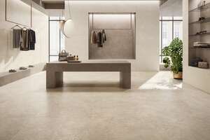 Carrelage pour sols intérieurs en grès cérame à masse colorée effet pierre NOVABELL LANDSTONE Clay L. 60 x l. 60 cm x Ép. 9 mm - Rectifié