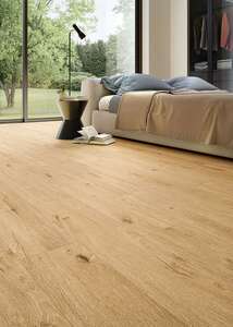Carrelage en grès cérame effet bois pour mur intérieur NOVABELL NOOR FINE Sesame L.25 x l. 6 cm x Ep. 9 mm
