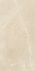Carrelage slim pour sol/mur intérieur en grès cérame à masse colorée aspect adouci effet marbre PANARIA TRILOGY Moon Beige L. 100 x l. 50 cm x Ép. 5,5 mm - Rectifié