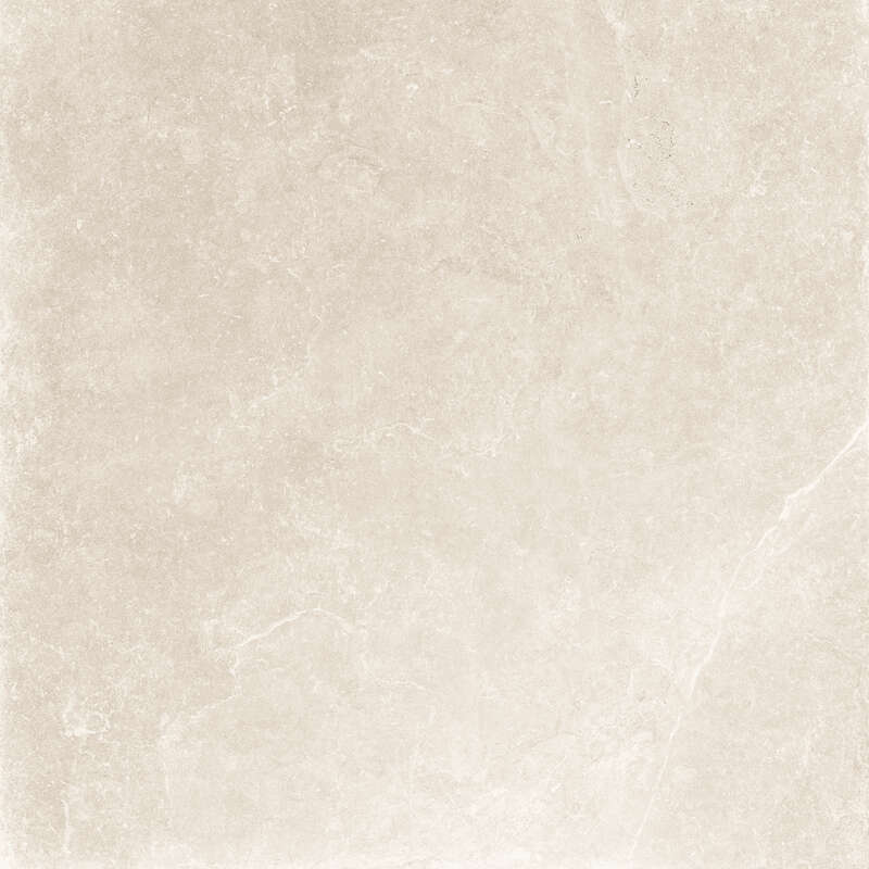 Carrelage pour sol/mur intérieur en grès cérame à masse colorée aspect adouci effet pierre PANARIA PRIME STONE White Prime L. 90 x l. 90 cm x Ép. 9,5 mm - Rectifié