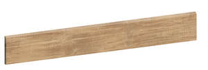 Plinthe en grès cérame effet bois PANARIA CROSS WOOD Buff L. 60 x l. 10 cm x Ép. 10 mm - Rectifié