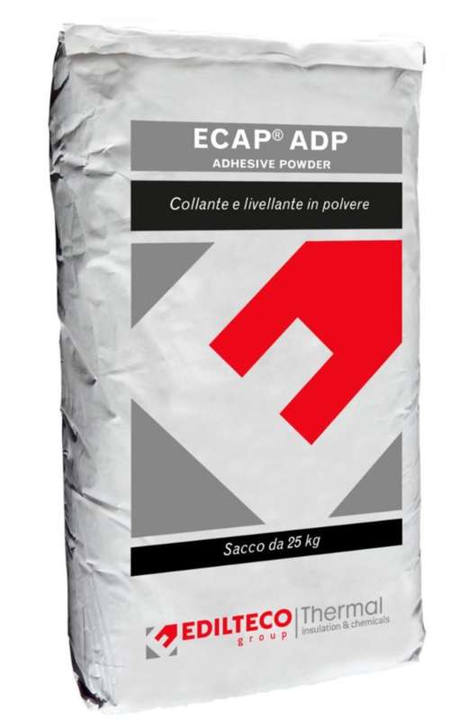 Mortier-colle fibré pour ITE ECAP ADP - Sac de 25 Kg