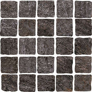 Mosaïque RUDD en grès cérame effet pierre MIRAGE QUARTZITI 2.0 QR 05 Mantle, carreaux 6x6 - Plaque L. 30 x l. 30 cm