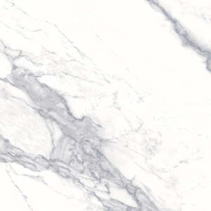 Carrelage pour sol/mur intérieur en grès cérame à masse colorée effet marbre MIRAGE JEWELS STATUARIO LUNENSIS finition poli brillant L. 60 x l. 60 x Ép. 0,9 cm - Rectifié