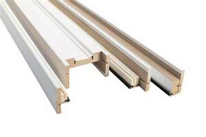 Kit Habillage Xpress 1V 1000x2030/100 à 95mm Pre-peint blanc.70% PEFC          