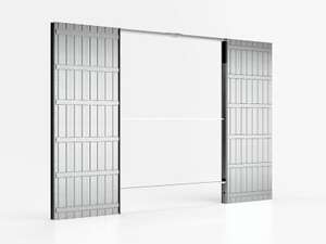 Châssis plein 1400X2030/100 2V BIGMAT