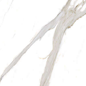 Carrelage sol/mur intérieur en grès cérame à masse colorée effet marbre aspect poli brillant MIRAGE JOLIE JL 02 Calacatta Select L. 80 x l. 80 cm x Ép. 9 mm - Rectifié