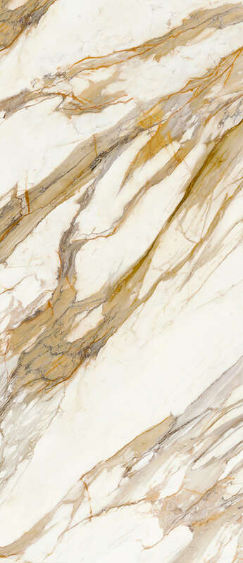 Carrelage sol/mur intérieur en grès cérame à masse colorée effet marbre aspect poli brillant MIRAGE JOLIE JL 03 Calacatta Vena Antica L. 120 x l. 60 cm x Ép. 9 mm - Rectifié