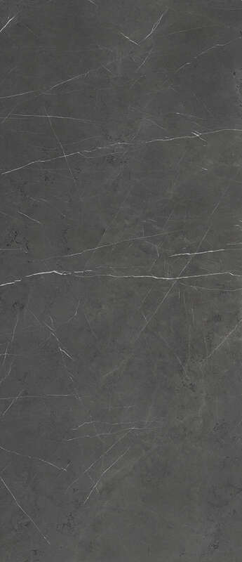 Carrelage sol/mur intérieur en grès cérame à masse colorée effet marbre aspect poli brillant MIRAGE JOLIE JL 06 Pietra Grey L. 120 x l. 60 cm x Ép. 9 mm - Rectifié