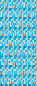 Carreau déco mural en grès cérame fantaisie slim MIRAGE INDOMITA Elephant Texture L. 278 x l. 120 cm x Ep. 6 mm