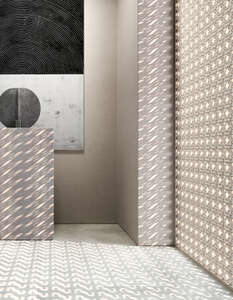 Elément céramique 3D MIRAGE TERRAE LITO AMIRA Shady L. 12 x l. 12 x Ep. 10 cm