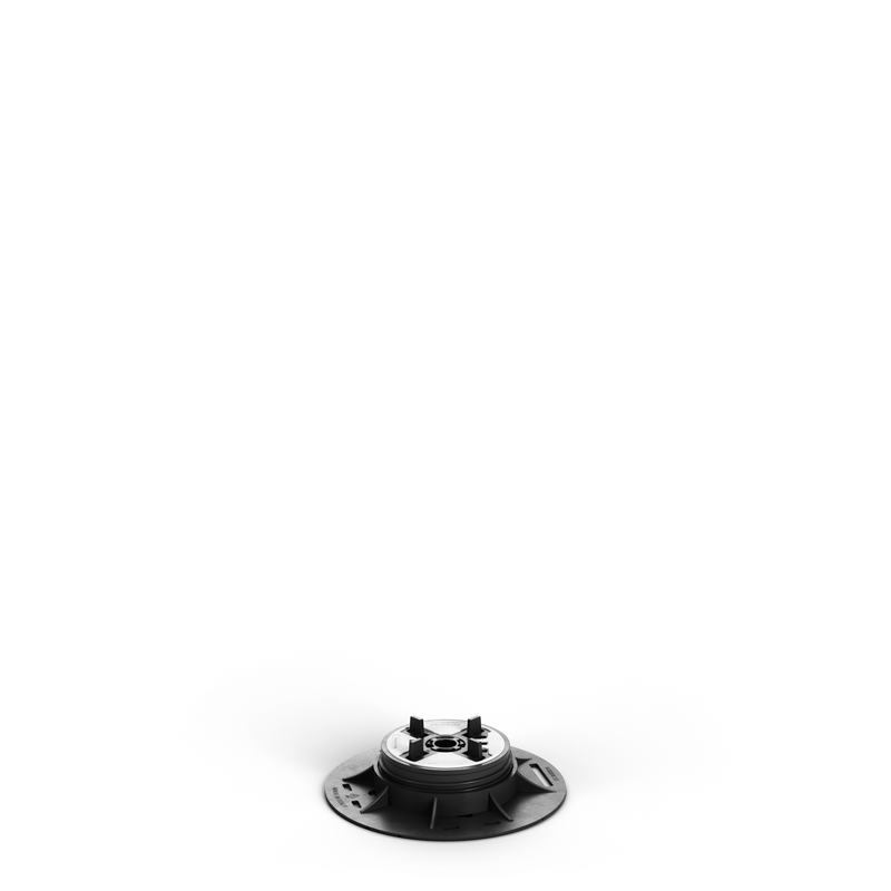 Plot dalle réglable ETERNO IVICA REVERSUS SR1 en polypropylène - Ht. 26 à 38 mm - Tête avec écarteurs 2-4 mm