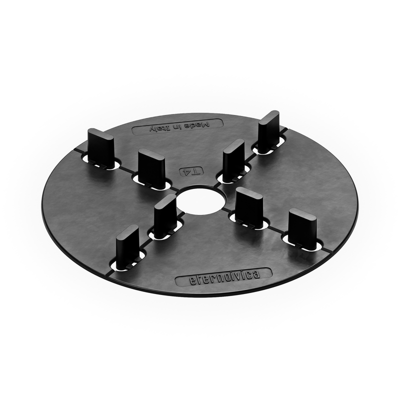 Croisillon distanciateur ETERNO DLG avec ailettes seccables l. 2 mm x Ht. 12 mm - Ep. 1,5 mm