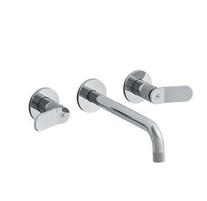 Mélangeur lavabo encastré large ONDYNA East Side 3 trous Chrome