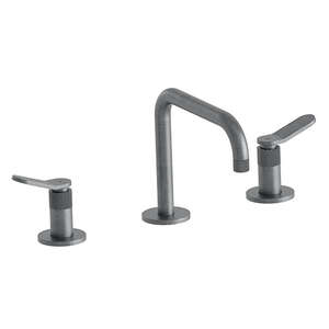 Mélangeur lavabo bas ONDYNA East Side 3 trous métal brossé