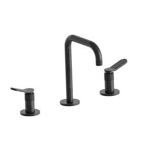 Mélangeur lavabo haut ONDYNA East Side 3 trous Chrome noir brossé