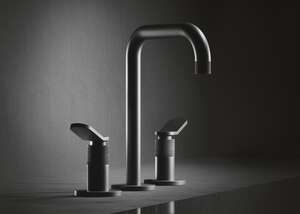 Mélangeur lavabo haut ONDYNA East Side 3 trous Blackmat