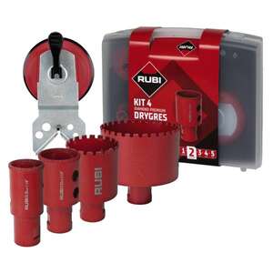 Kit 4 trepans drygres premium - Ref:51931