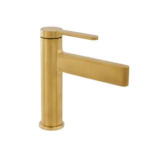 Mitigeur lavabo 110 mm CLEVER Velvet II - finition Or brossé Cascade