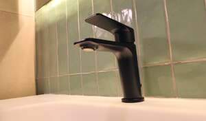 Mitigeur lavabo noire CH3 CLEVER Vogue Xtreme - Vidage Quick-Clack