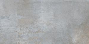 Carrelage pour sol intérieur en grès cérame à masse colorée effet métal KERABEN UNIVERSE Grey L. 120 x l. 60 cm x Ép. 9 mm. Rectifié