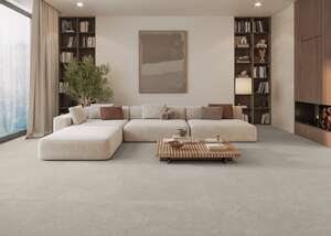 Carrelage sol/mur intérieur en grés cérame à masse colorée NAVARTI BATELA Beige L.100 x l. 100 cm x Ep. 9 mm - Rectifié 