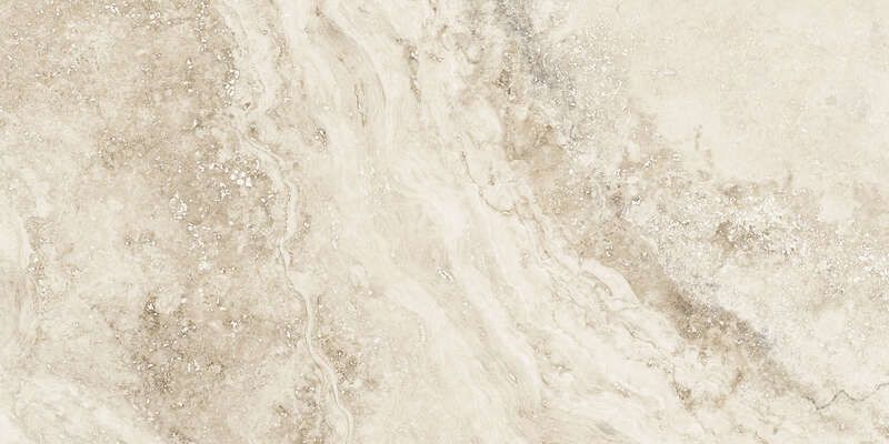 Carrelage pour sol/mur intérieur en grès cérame effet pierre ROCERSA CHRONO Cream L. 120 x l. 60 cm x Ép. 10 mm - Rectifié