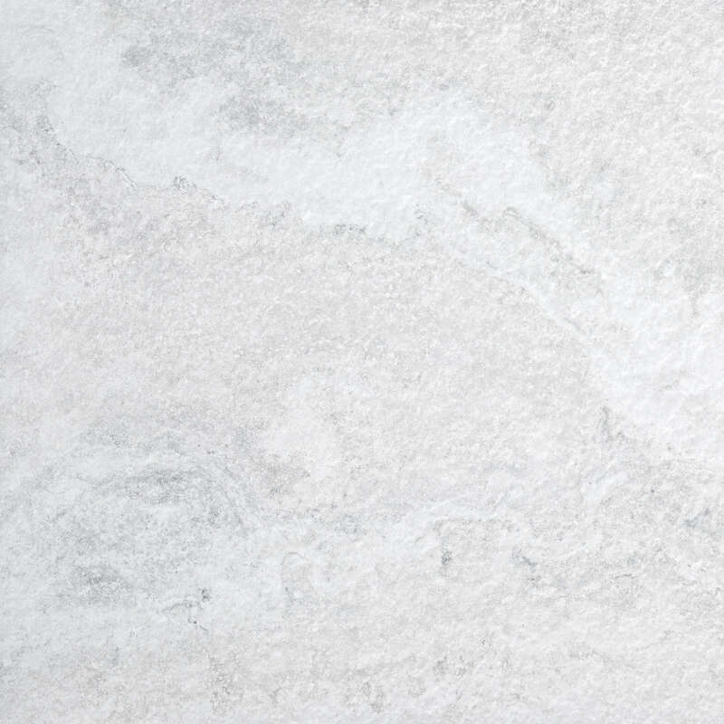 Carrelage pour sol extérieur en grès cérame 20 mm effet pierre ROCERSA CHRONO White L. 60 x L. 60 cm x Ép. 20 mm - Rectifié - R11C