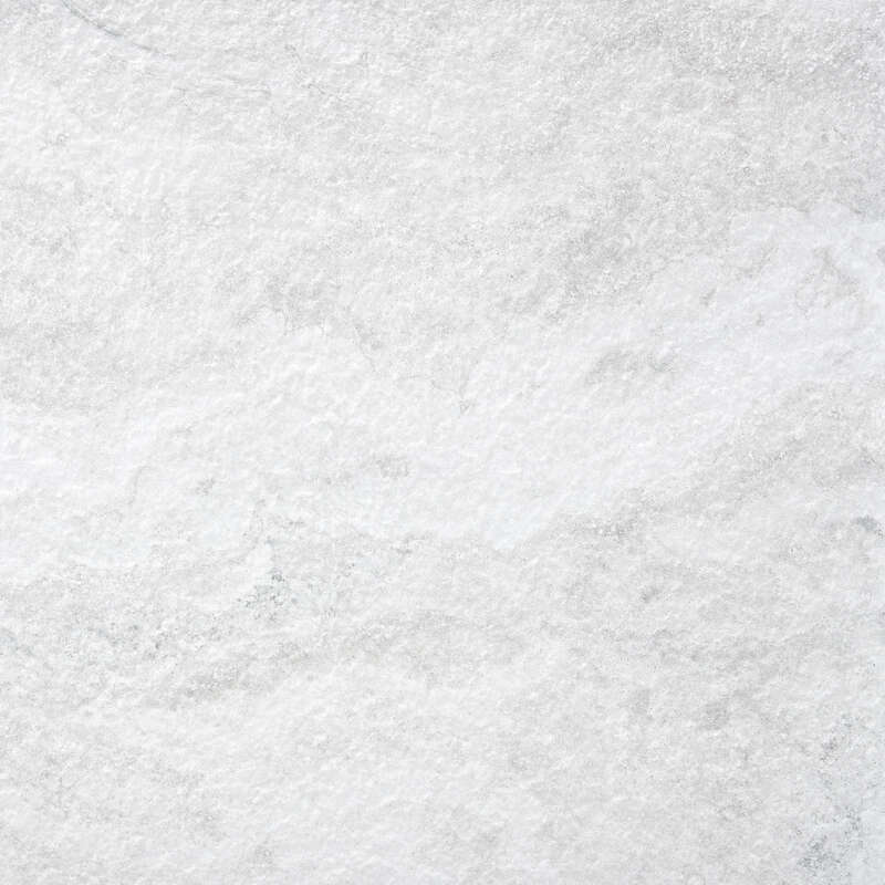 Carrelage pour sol extérieur en grès cérame 20 mm effet pierre ROCERSA CHRONO White L. 60 x L. 60 cm x Ép. 20 mm - Rectifié - R11C