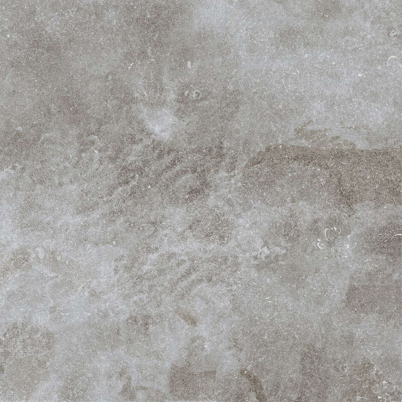 Carrelage pour sol extérieur en grès cérame à masse colorée 20 mm effet pierre ROCERSA ETERNAL STONE Grey l. 60 x L. 60 cm x Ép. 20 mm - Rectifié - R11C