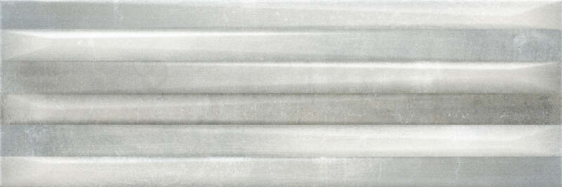 Carrelage Décors pour mur intérieur ROCERSA METALART REL Grey L. 60 x l. 20 cm x Ép. 9 mm
