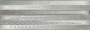 Carrelage Décors pour mur intérieur ROCERSA METALART DEC-2 Grey L. 60 x l. 20 cm x Ép. 9 mm