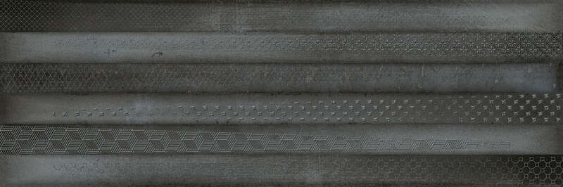 Carrelage Décors pour mur intérieur ROCERSA METALART DEC-2 Anthracite L. 60 x l. 20 cm x Ép. 9 mm