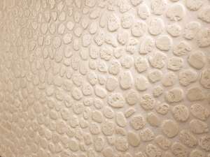 Mosaïque de galets pour mur/sol intérieur DUNE TRENCADIS ALPACA L. 26 x l. 26 cm x Ep. 10 mm
