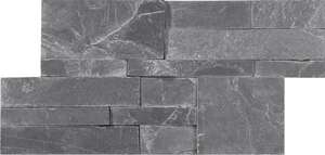 Mosaïque pour mur intérieur en ardoise DUNE ESTRATOS NEGRO L. 35 x l. 18 cm x Ep. 10 mm