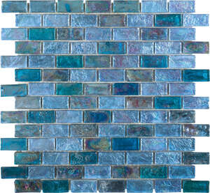 Mosaïque pour mur intérieur en verre DUNE SECRETS L. 30,5 x l. 30,5 cm x Ep. 8 mm
