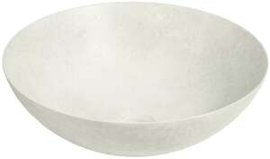 Vasque ronde à poser en porcelaine DUNE MAGNET Ø. 40 x Ht. 15 cm - Frozen