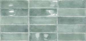 Carrelage pour mur intérieur en grés cérame émaillé DUNE ATLANTIQUE Aquamarine L. 24 x 6.9 cm x Ép. 9 mm