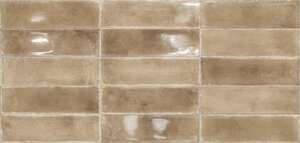Carrelage pour mur intérieur en grés cérame émaillé DUNE ATLANTIQUE Cotto L. 24 x 6.9 cm x Ép. 9 mm