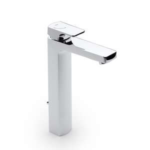 Mitigeur lavabo haut monotrou avec poignée latérale ROCA L90 - Finition chromé