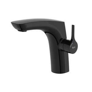 Mitigeur pour lavabo monotrou, corps lisse ROCA INSIGNIA - Finition Titanium Black 