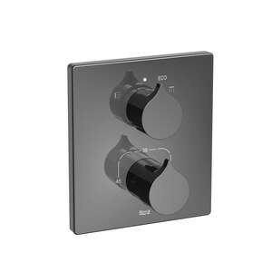 Mitigeur bain douche encastré ROCA INSIGNIA - Finition Titanium Black