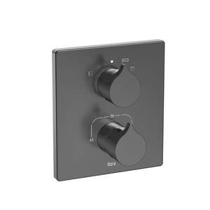 Mitigeur bain douche encastré ROCA INSIGNIA - Finition Titanium Black brossé