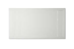 Receveur de douche rectangulaire MCBATH Andrómeda Stone Cover blanc L. 160 x l. 90 cm
