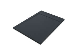 Receveur de douche résine rectangulaire MCBATH Andromeda Stone Cover Antracita L. 120 x l. 100 cm x Ep. 30 à 35 mm