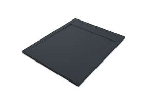 Receveur de douche résine rectangulaire MCBATH Andromeda Stone Cover Antracita L. 140 x l. 70 cm x Ep. 30 à 35 mm